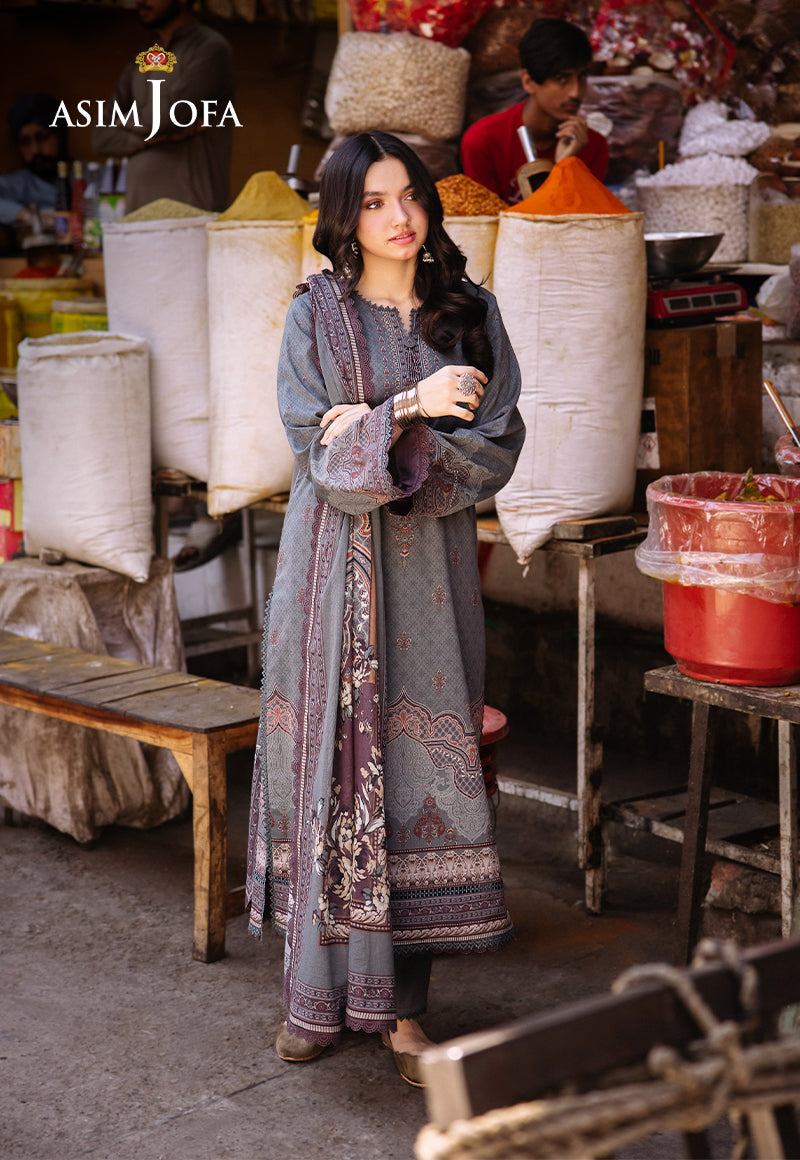 3PC-PRINTED LAWN SUIT