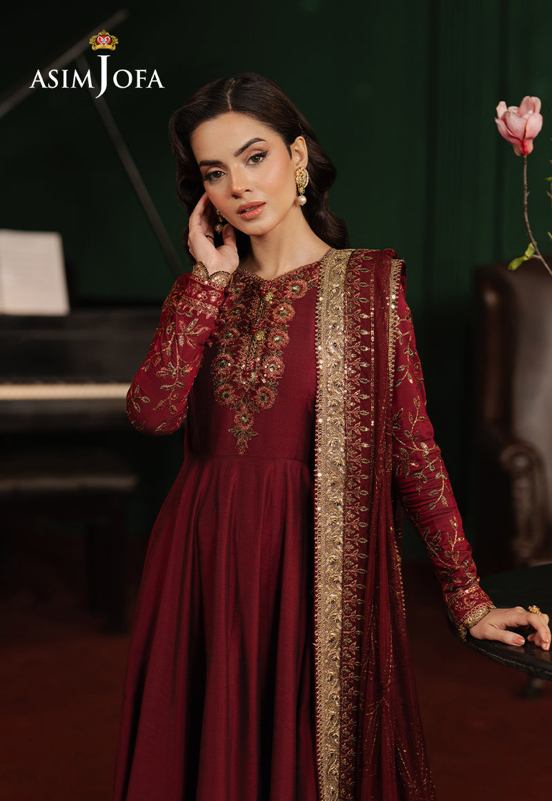 3PC-EMBROIDERED COTTON SILK