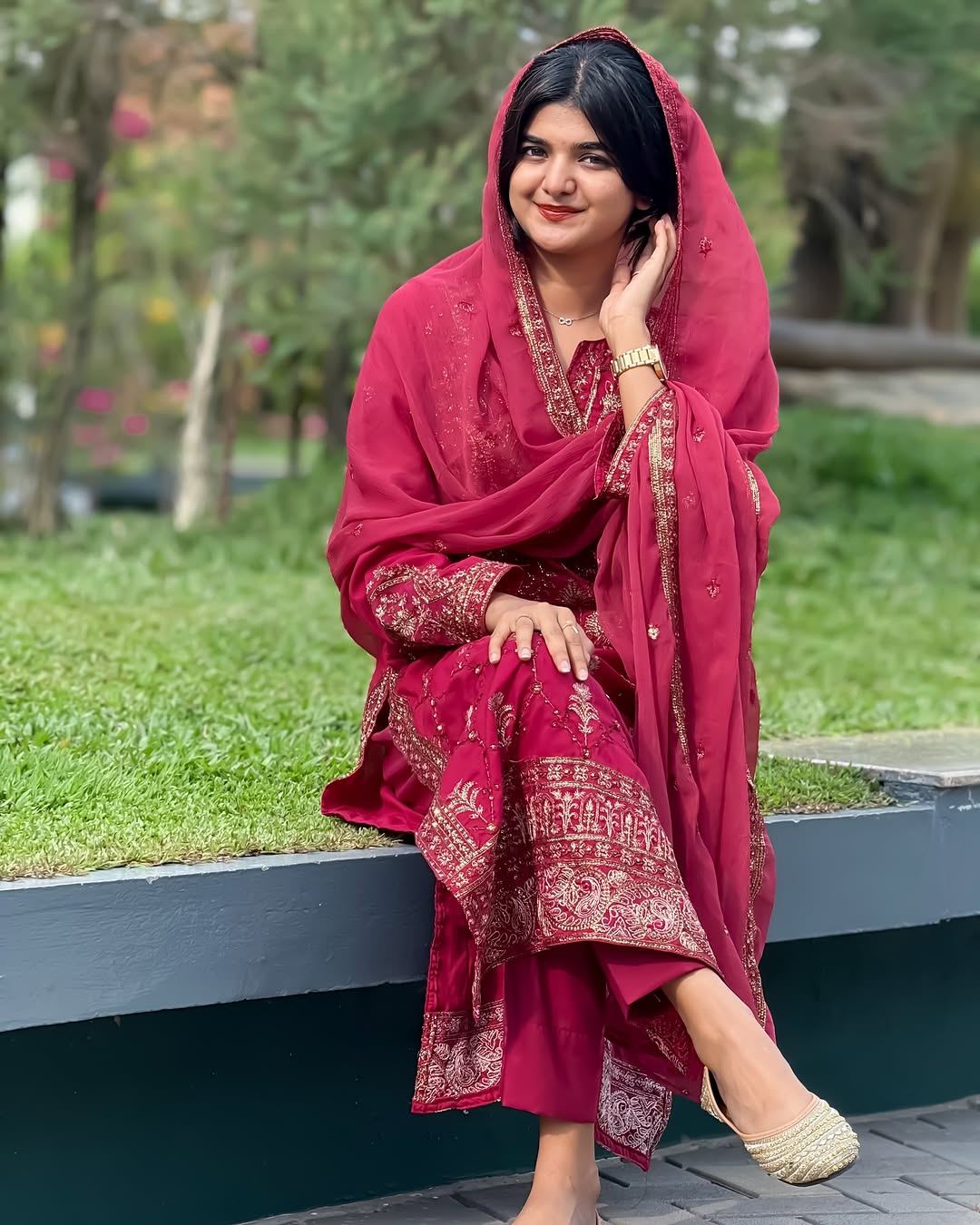 3PC-EMBROIDERED SUIT