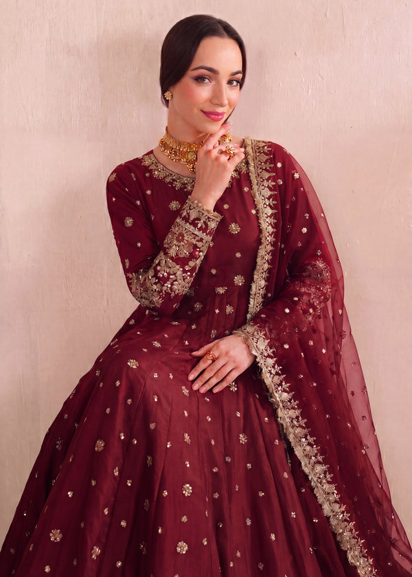 Stitched- Embroidered silk