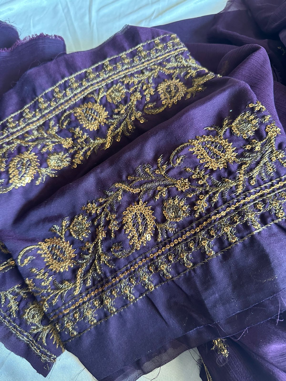 3PC-EMBROIDERED TWISTED SILK