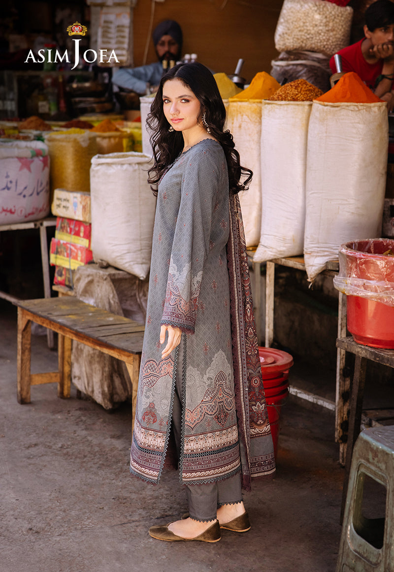 3PC-PRINTED LAWN SUIT