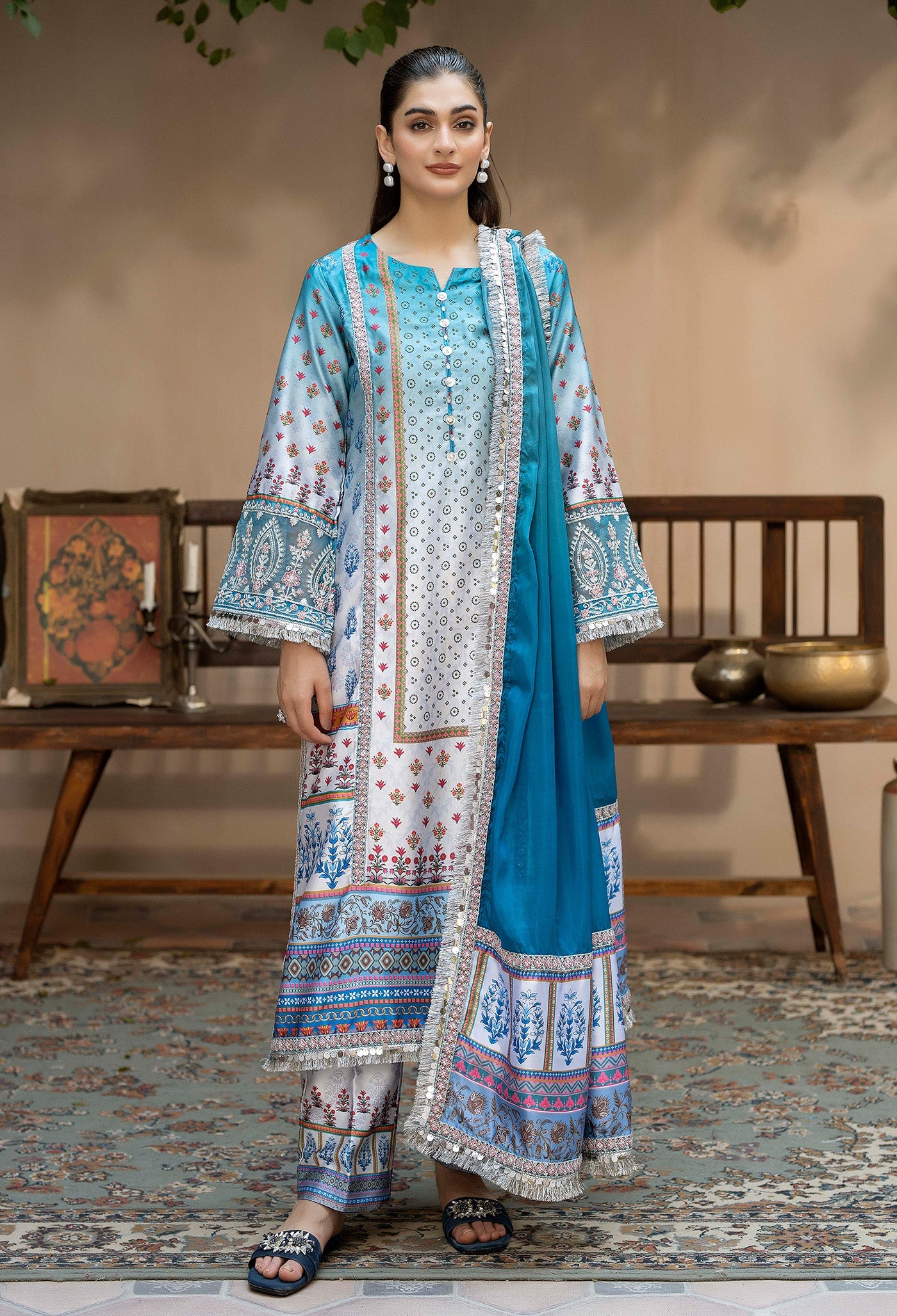 3pc-Silk Suit