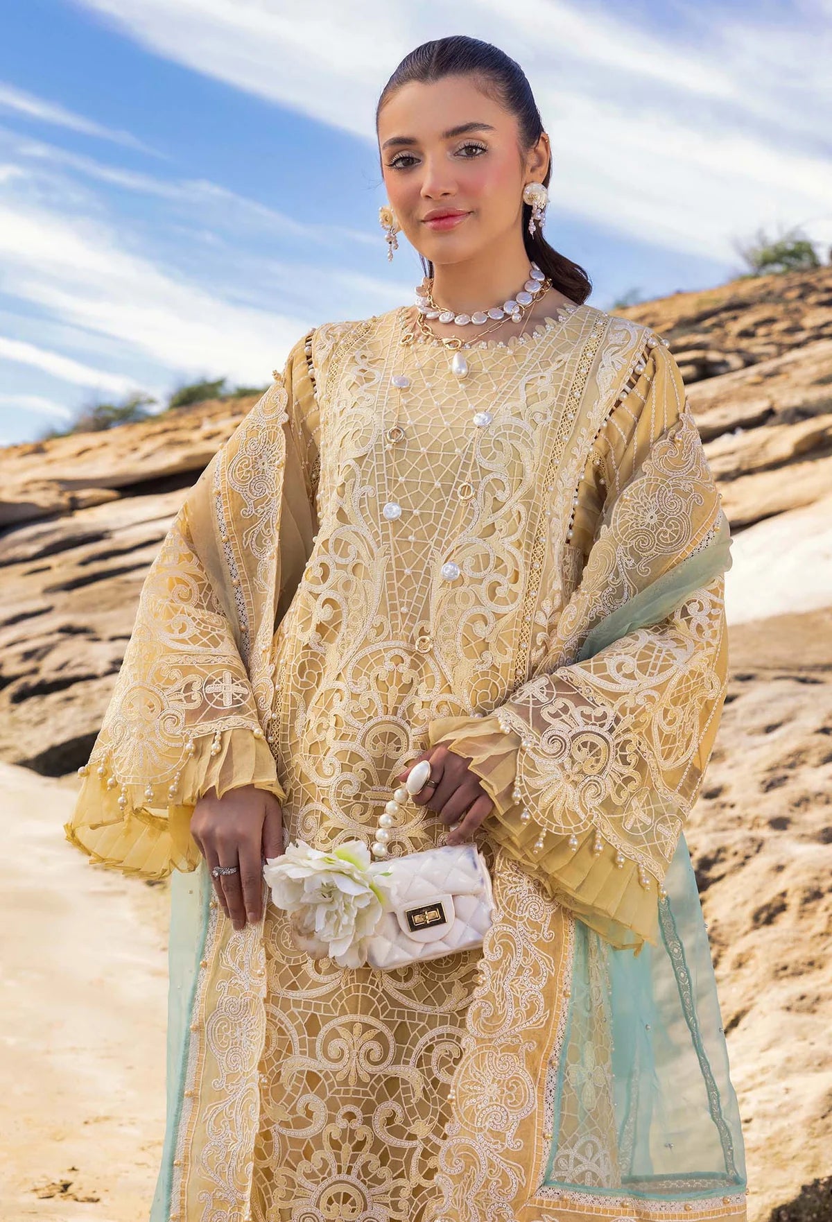 3 PC - EMBROIDERED LAWN