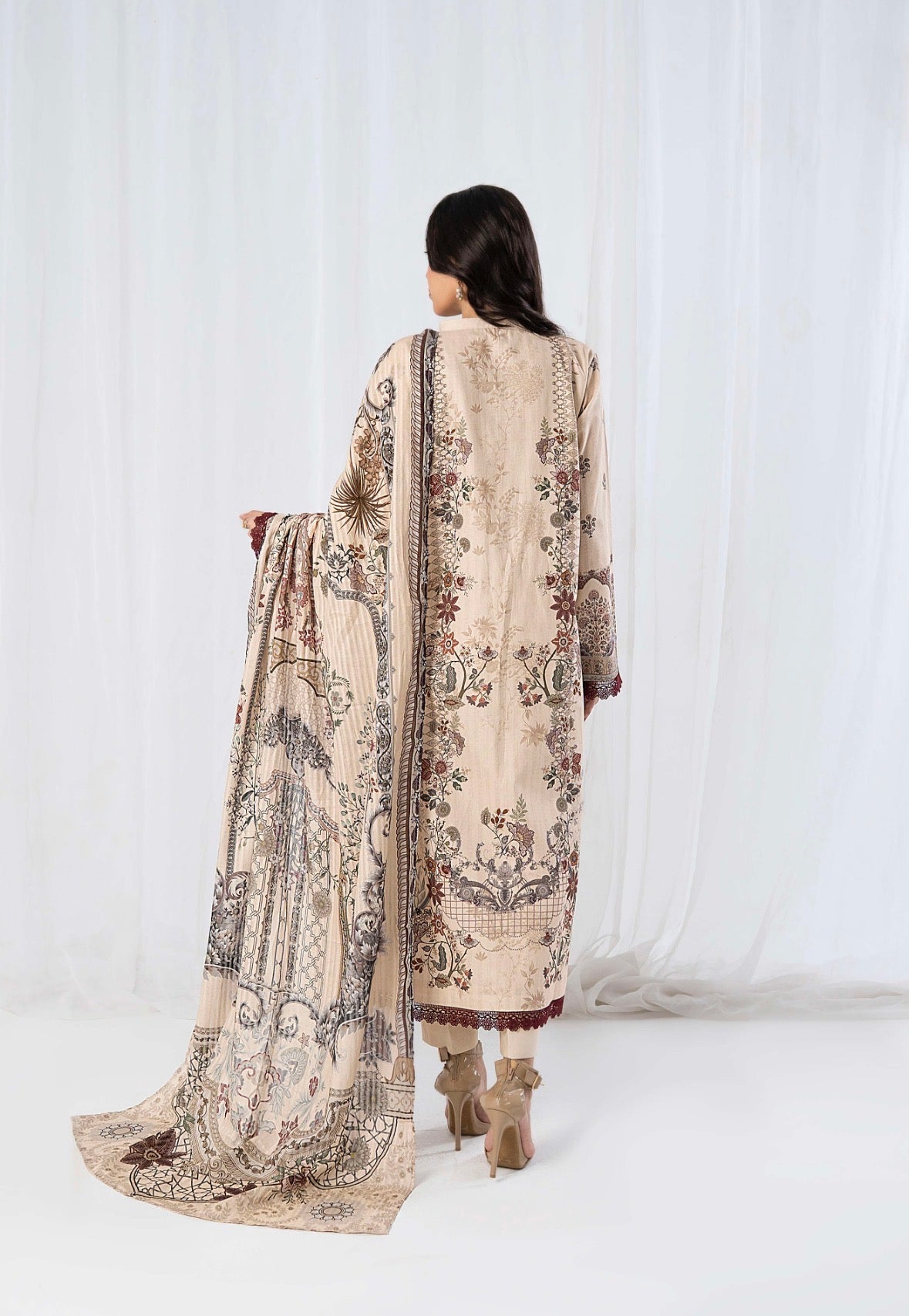 3 PC PRINTED SUIT