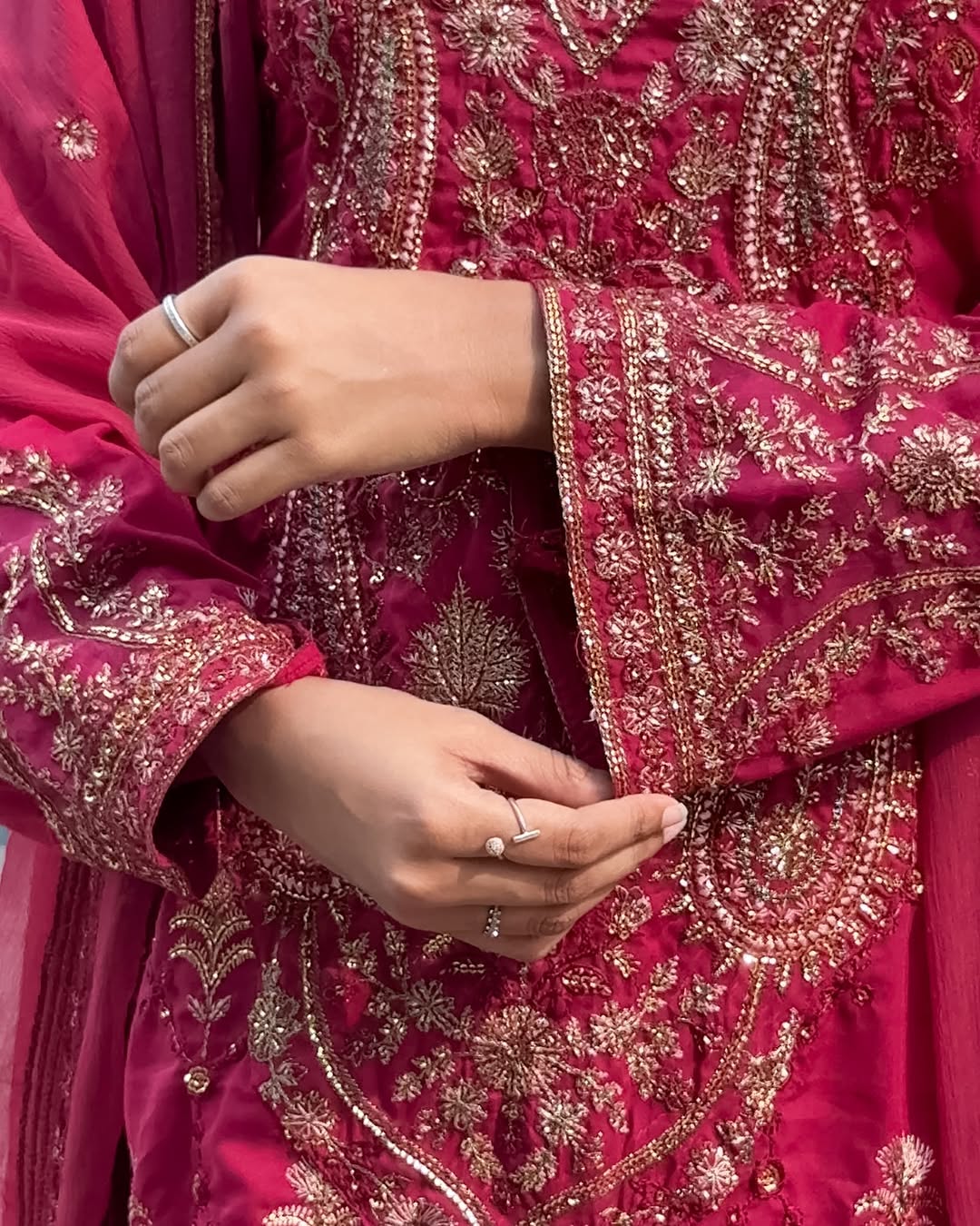 3PC-EMBROIDERED SUIT