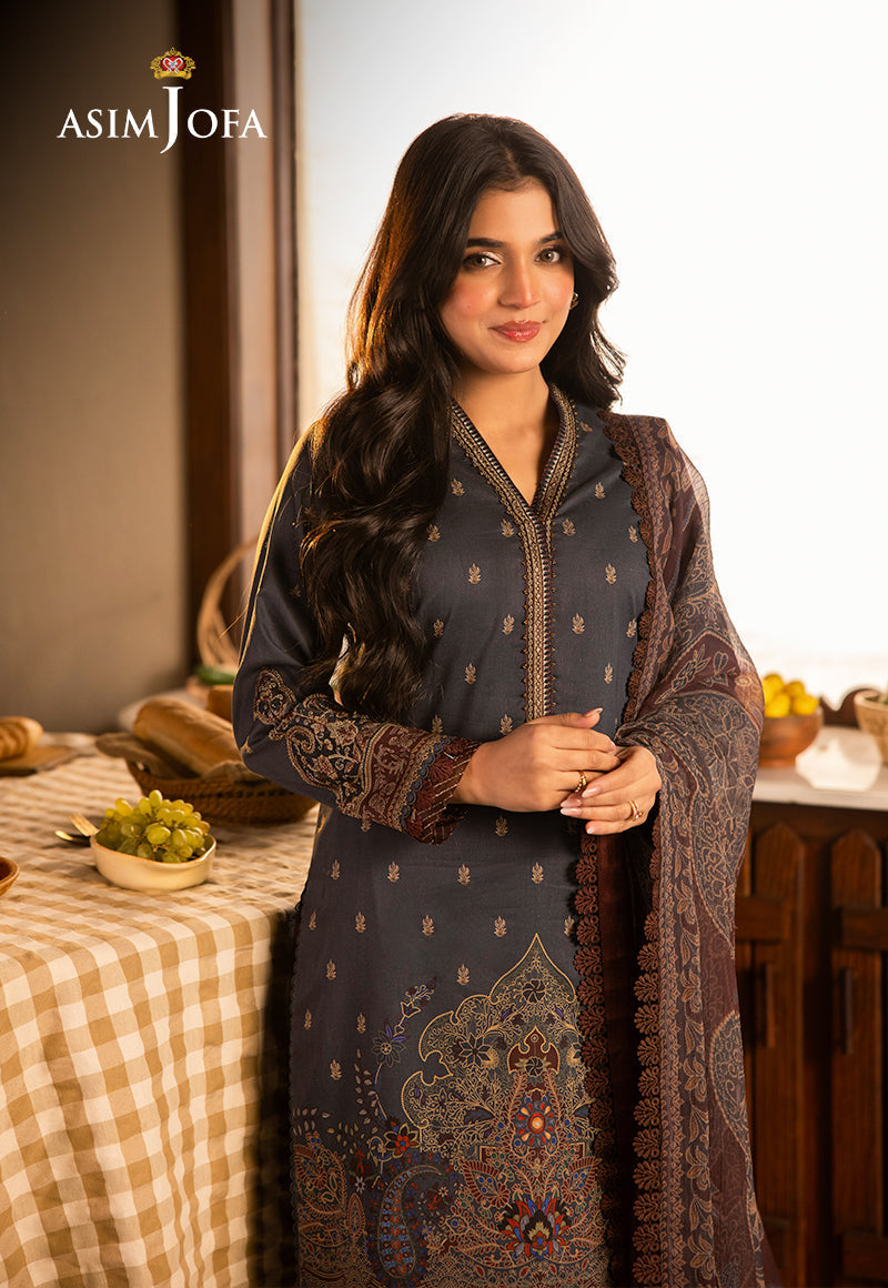 3PC-EMBROIDERED LAWN SUIT