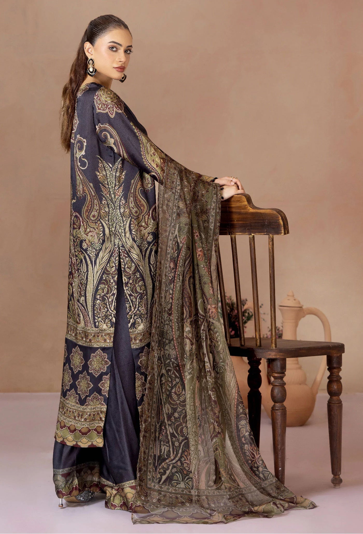 3pc-Silk Suit
