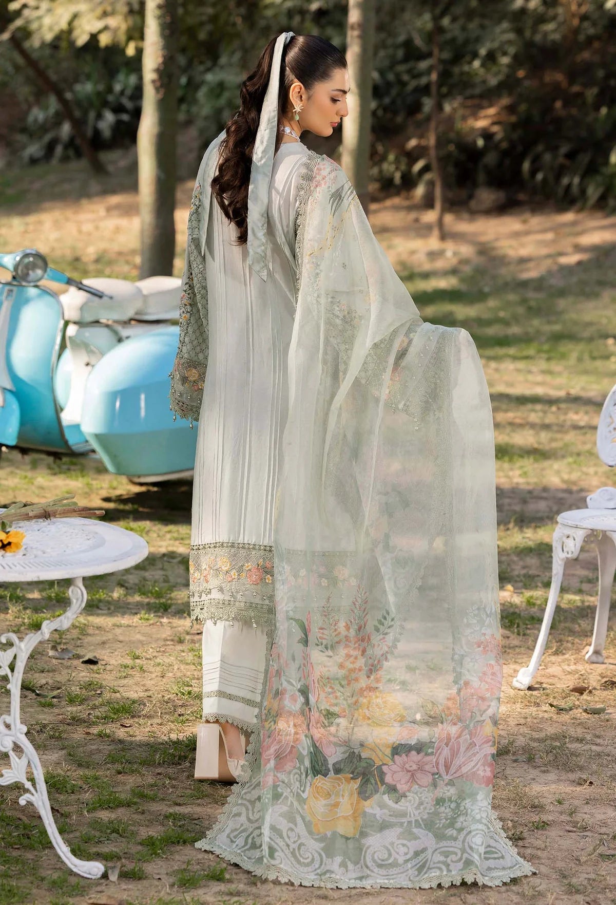 3 PC EMBROIDERED LAWN