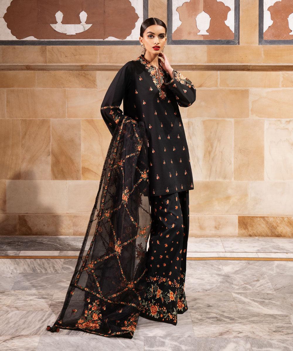 3PC-EMBROIDERED LAWN SUIT