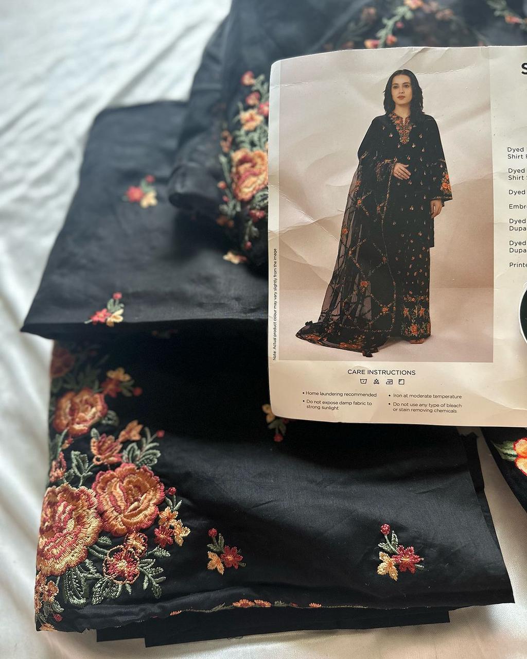 3PC-EMBROIDERED LAWN SUIT