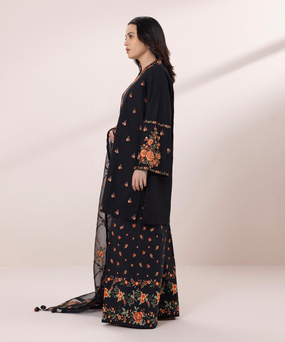 3PC-EMBROIDERED LAWN SUIT