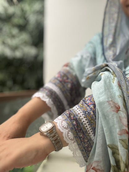 3 PC - Unstitched Lawn