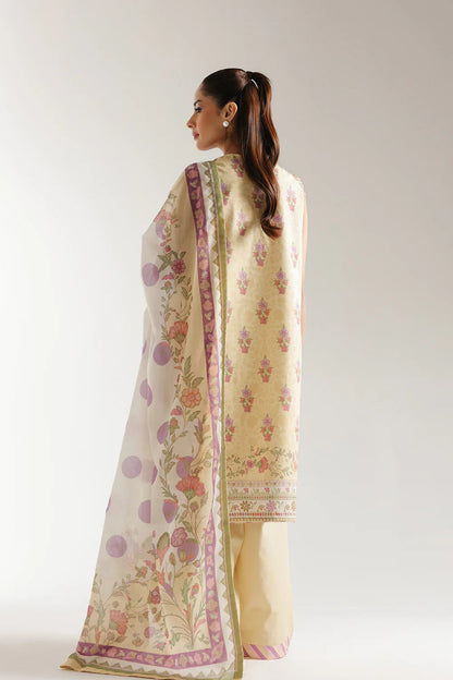 3PC-PRINTED LAWN SUIT