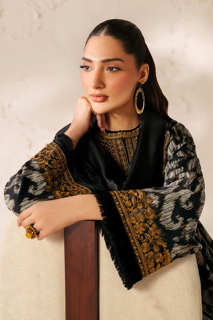 EMBROIDERED VISCOSE SILK