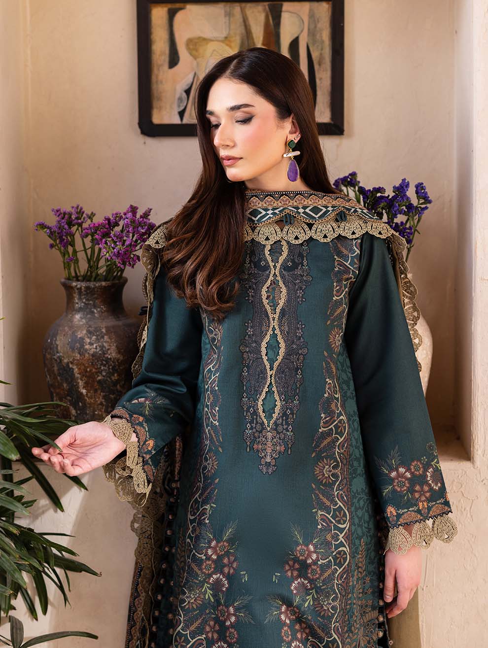 3PC - PRINTED LAWN SUIT