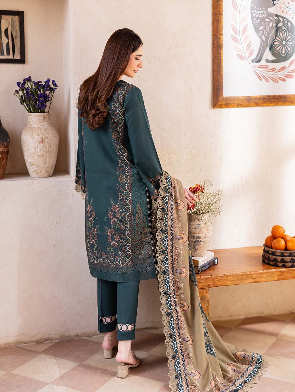 3PC - PRINTED LAWN SUIT