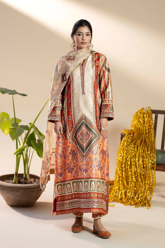3pc-Silk Suit