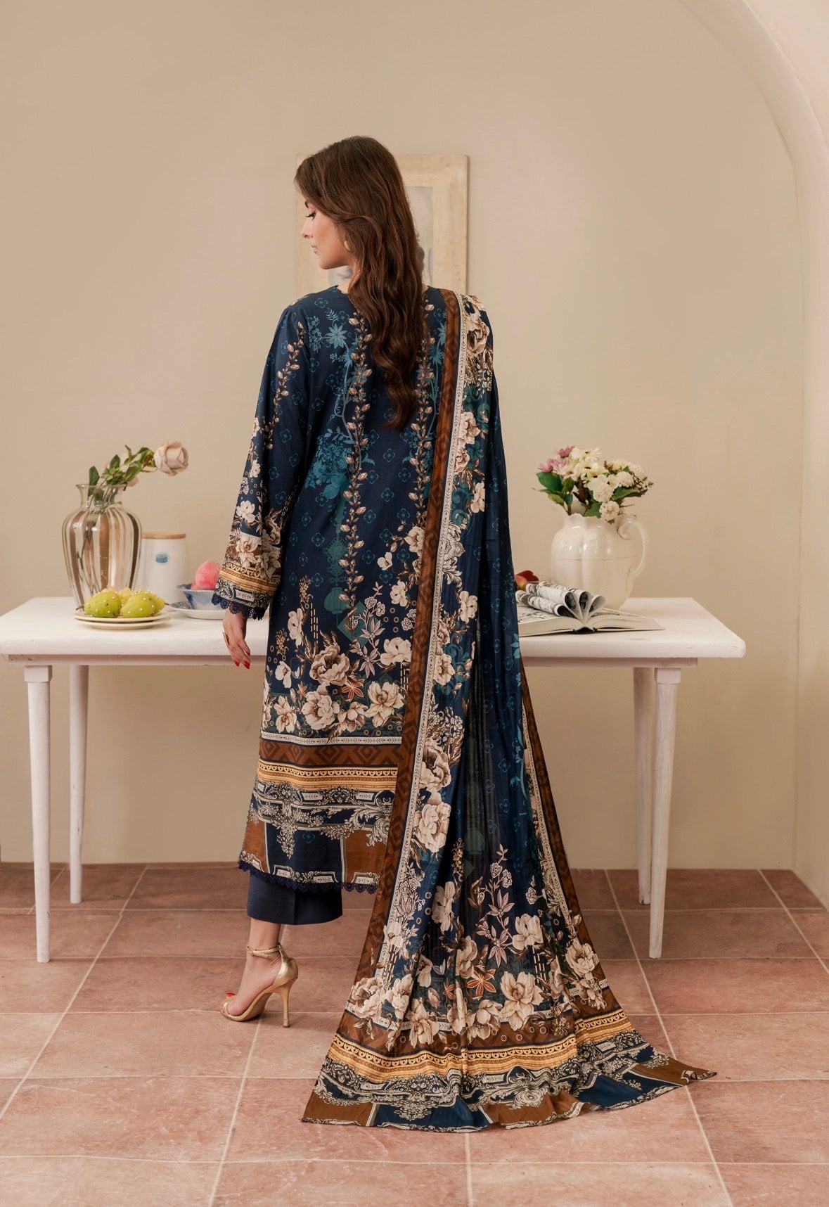 3 PC PRINTED LAWN