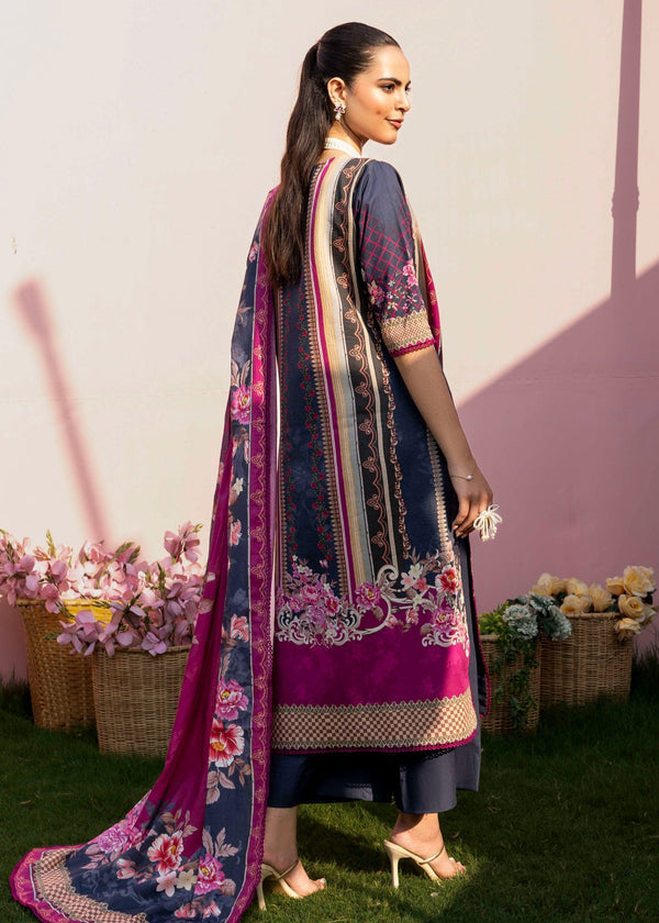 3PC-PRINTED LAWN SUIT