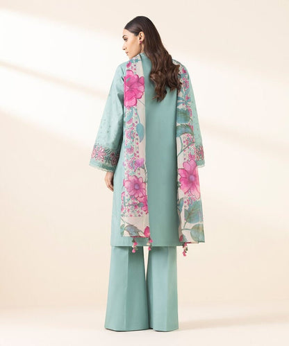 3PC-TEXTURED LAWN SUIT
