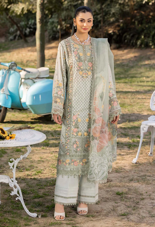 3 PC EMBROIDERED LAWN