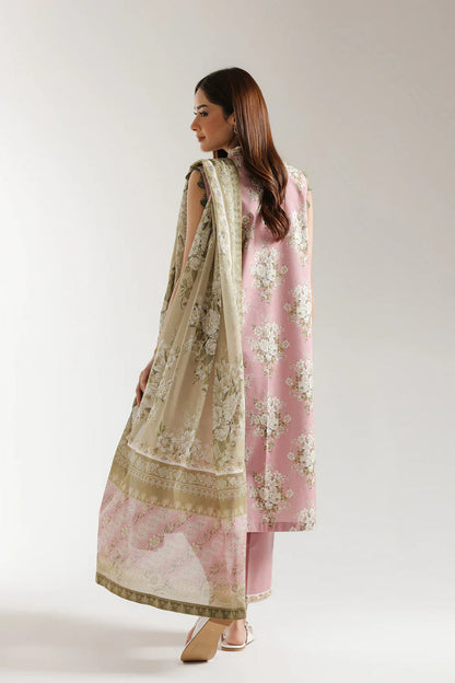 3PC-PRINTED LAWN SUIT