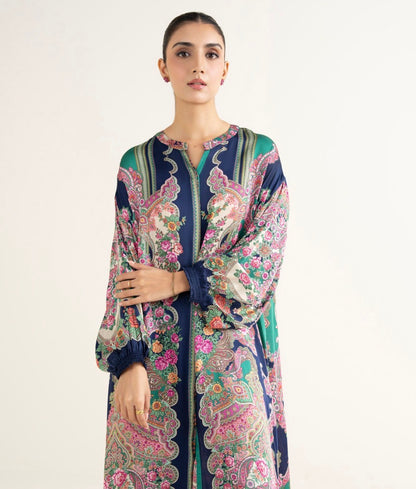 RTW - Printed Silk co od set