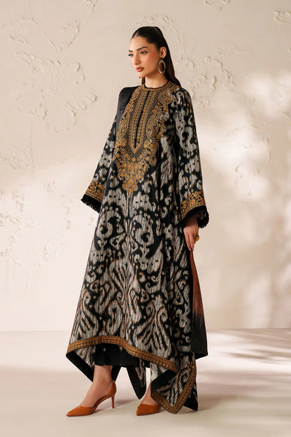 EMBROIDERED VISCOSE SILK