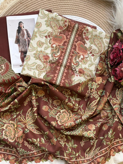 3 PC PRINTED SUIT