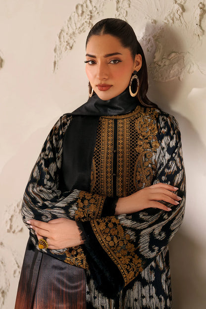 EMBROIDERED VISCOSE SILK