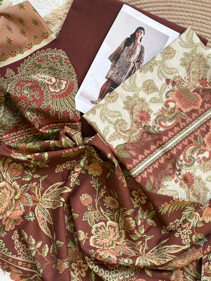 3 PC PRINTED SUIT