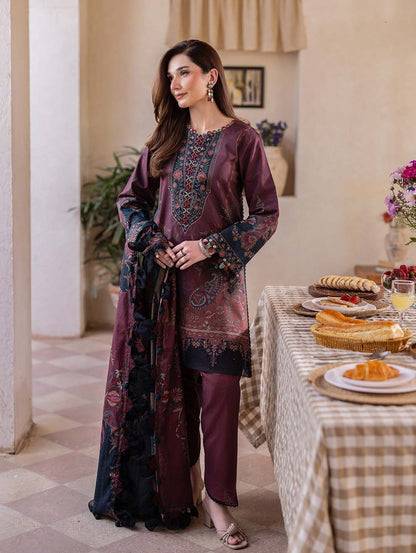 3PC - PRINTED LAWN SUIT