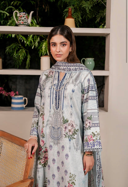 3 PC PRINTED LAWN