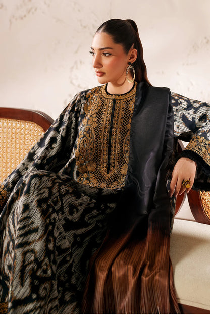 EMBROIDERED VISCOSE SILK