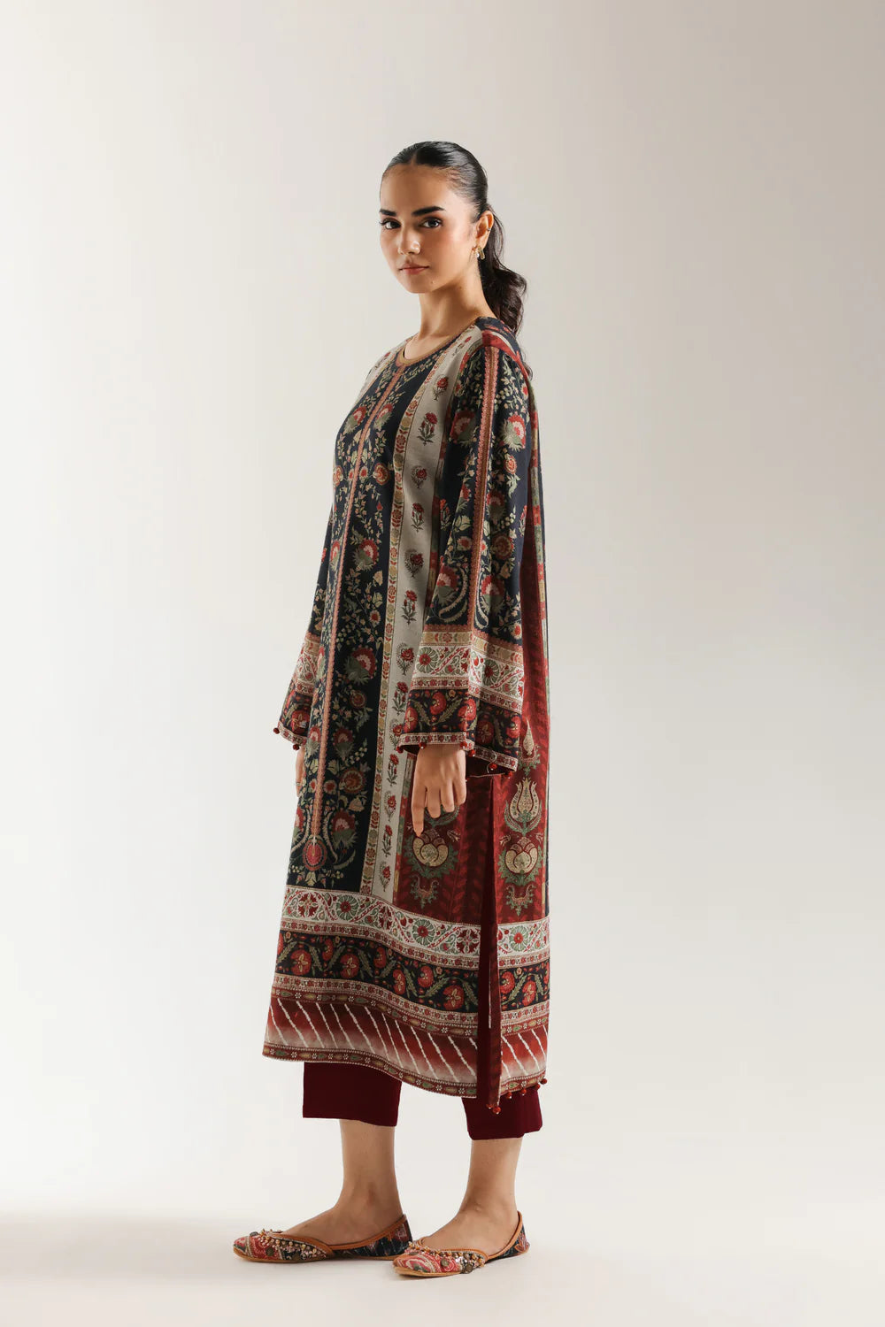 3 PC PRINTED SUIT