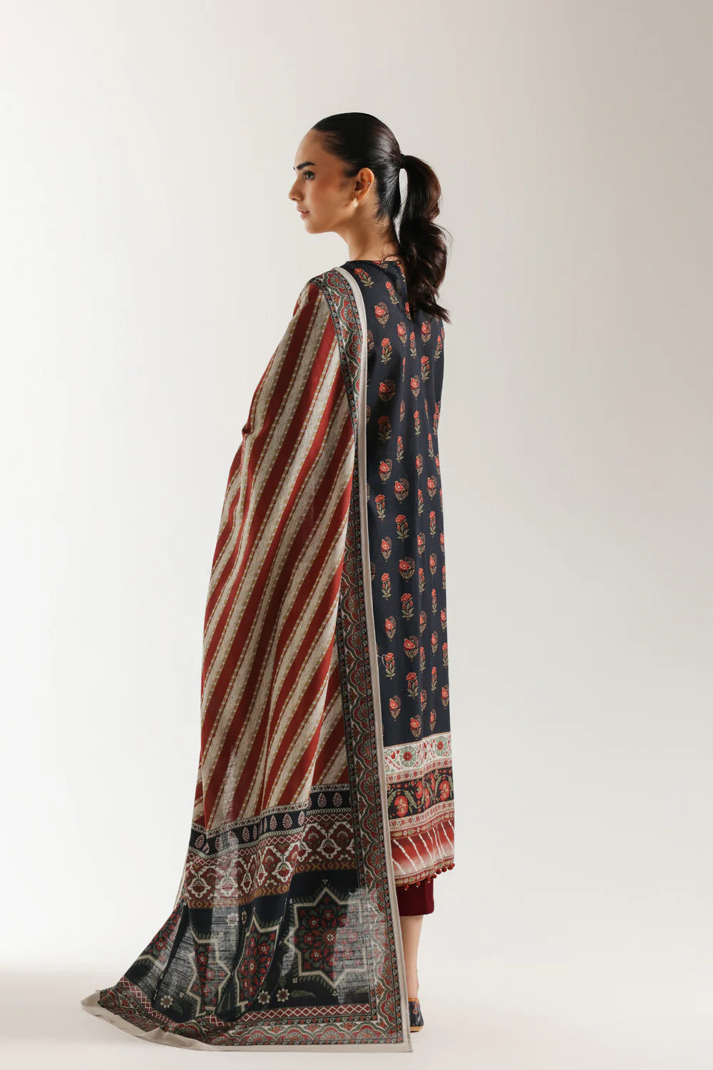 3 PC PRINTED SUIT