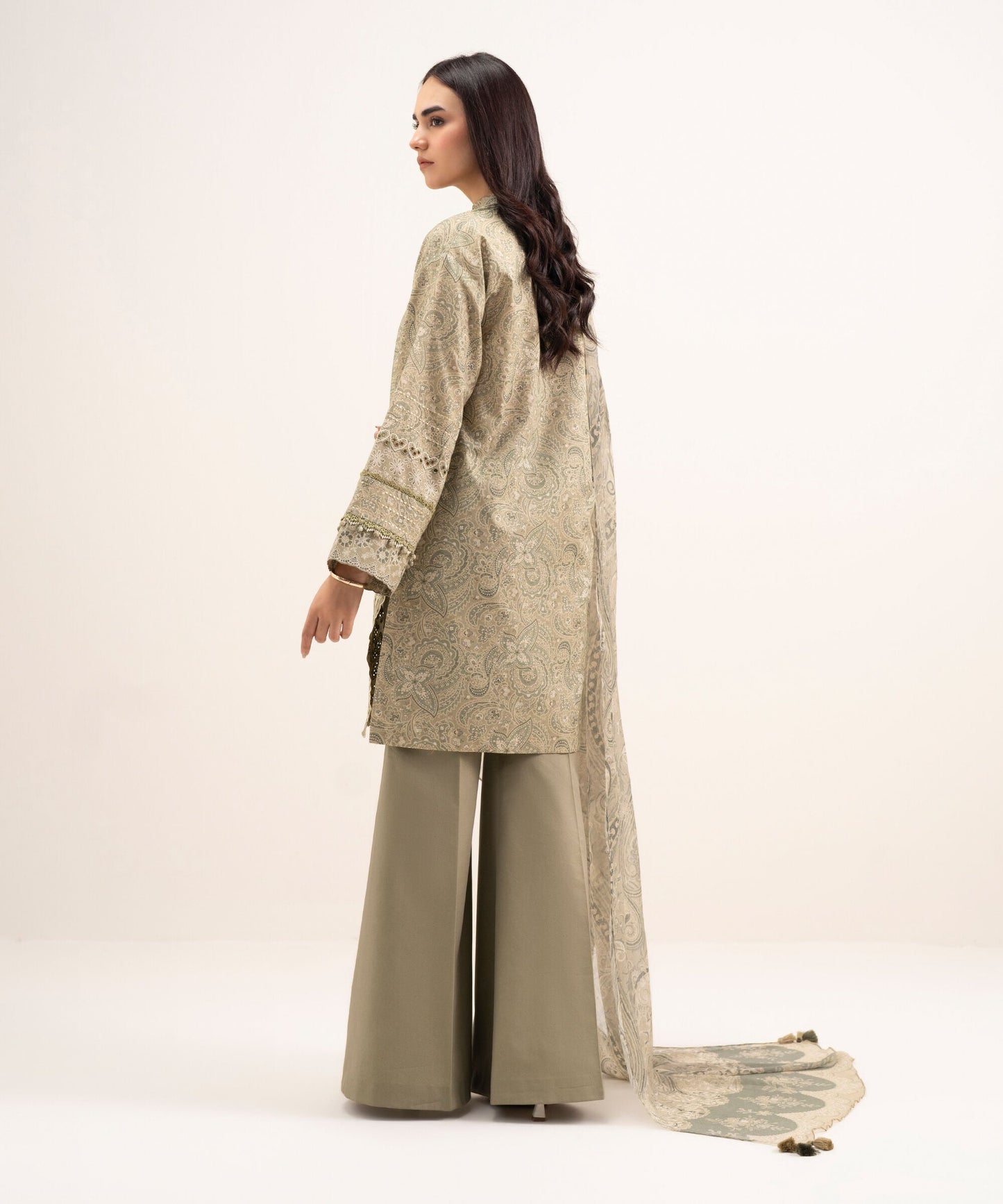 Unstitched-Zari Lawn