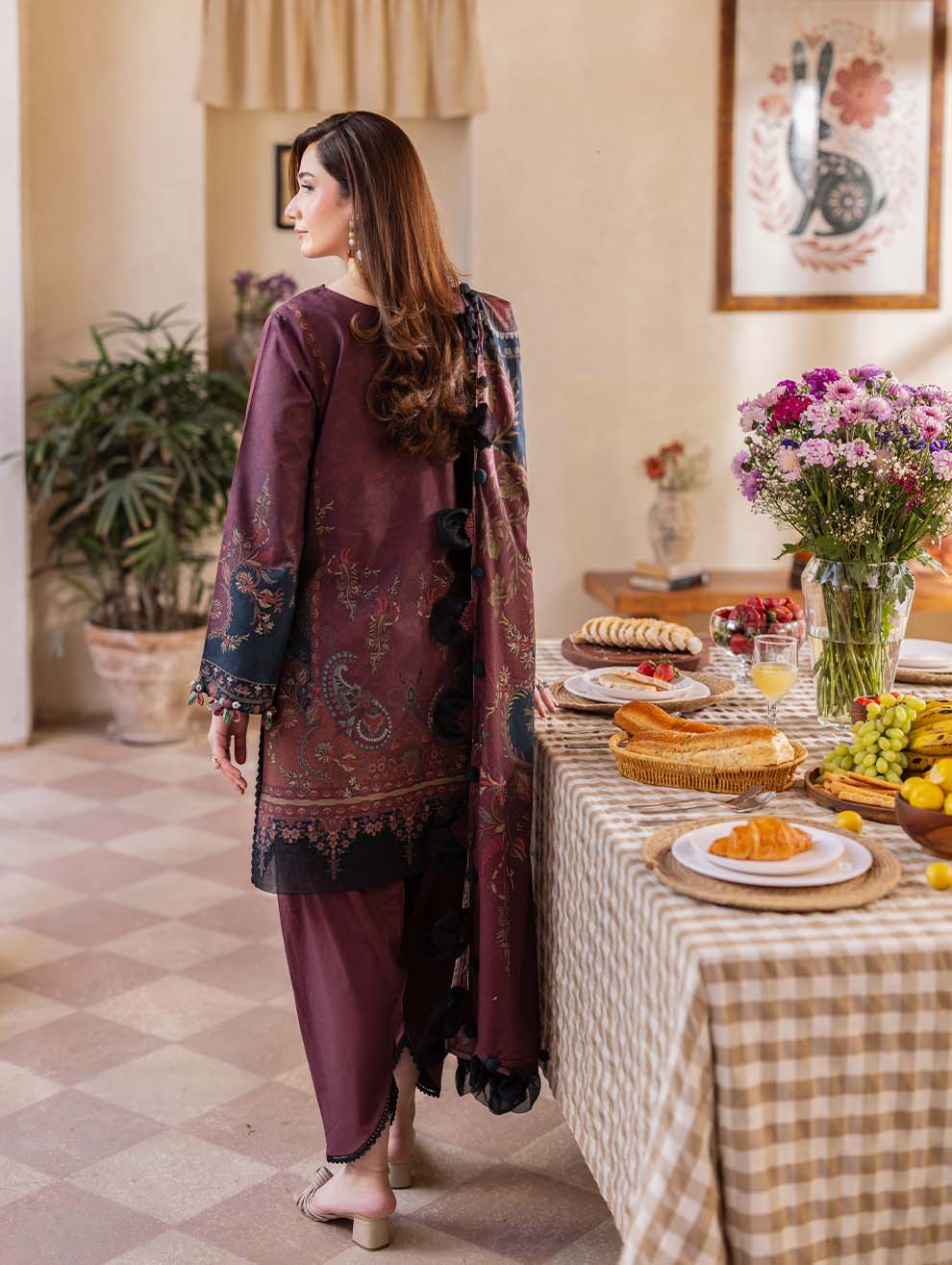 3PC - PRINTED LAWN SUIT