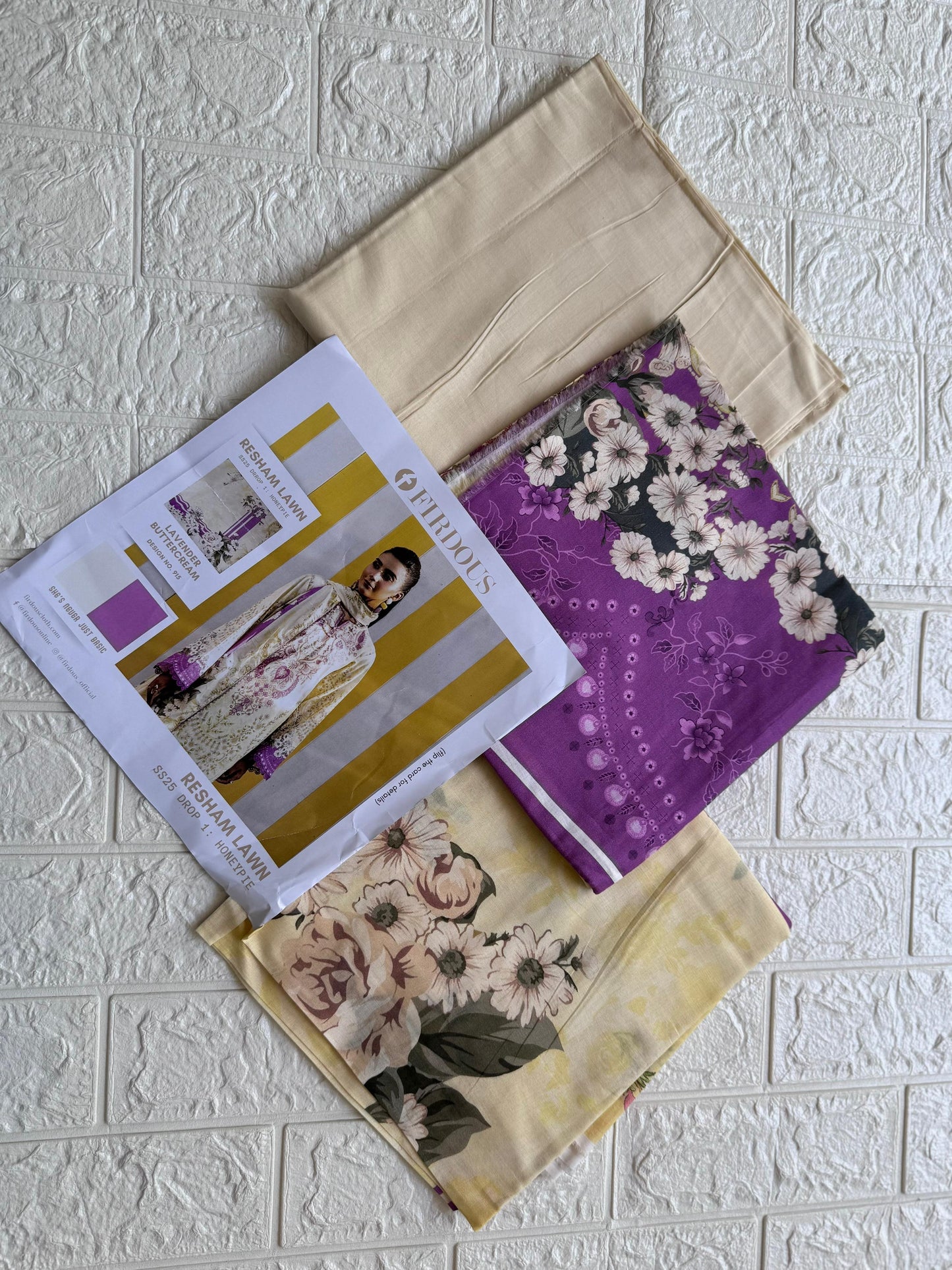 3 PC UNSTITCHED LAWN