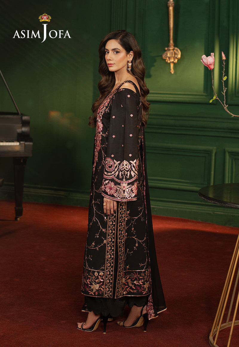 3PC-EMBROIDERED SILK SUIT