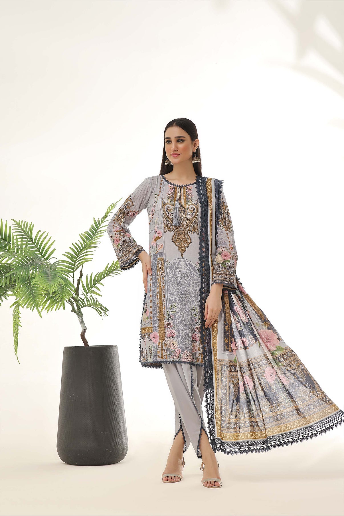 3PC-Full Lawn Suit