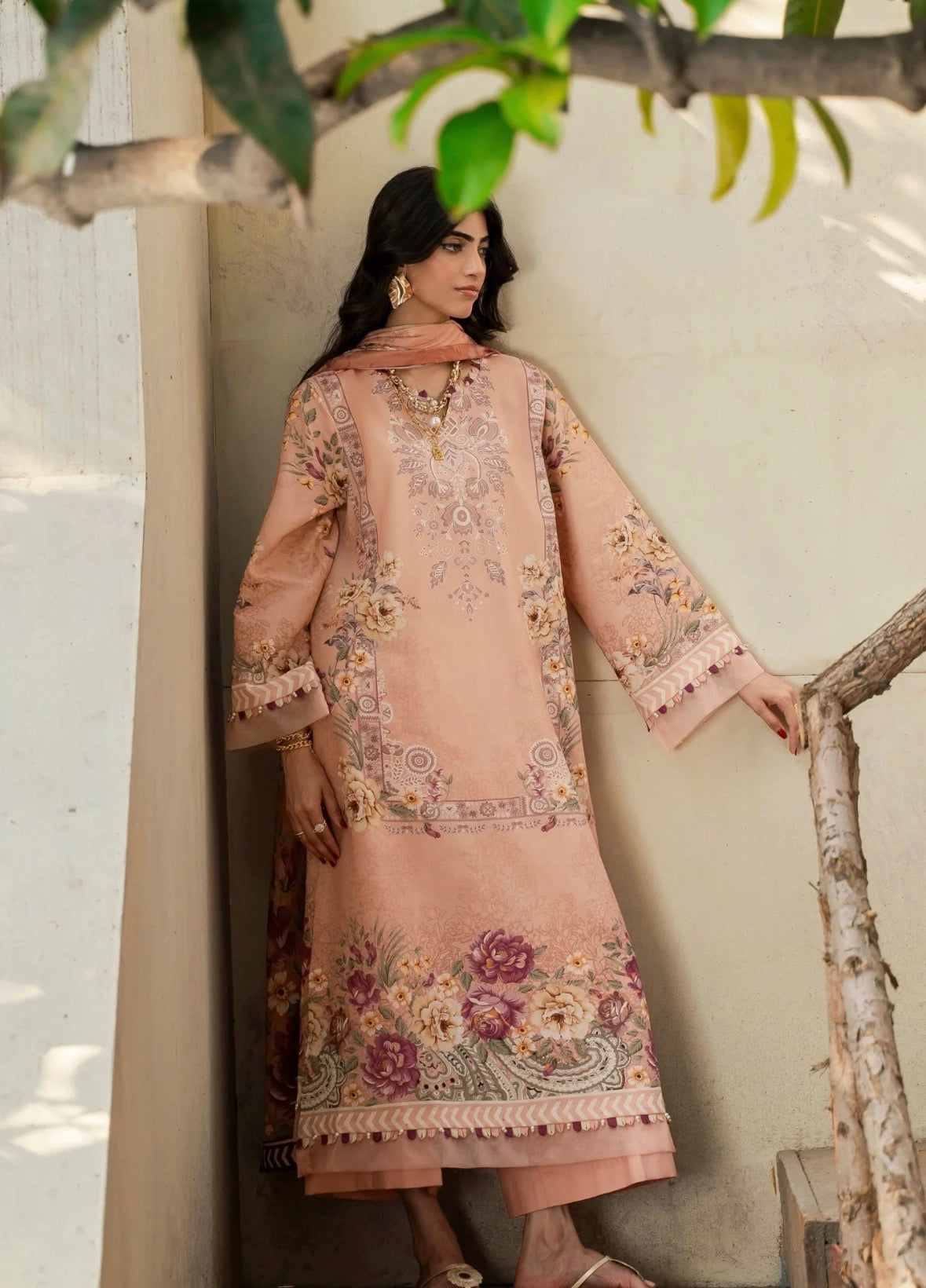 3 PC PRINTED SUIT