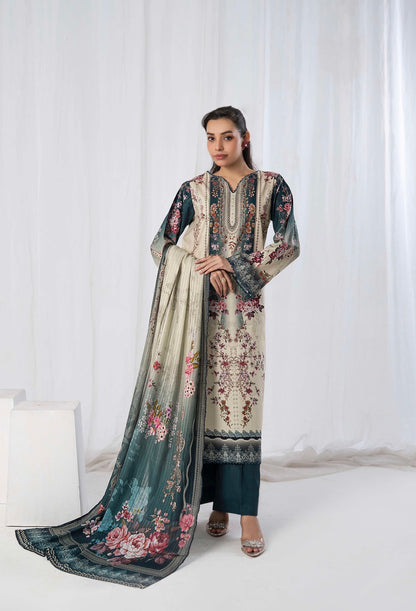 3 PC PRINTED SUIT