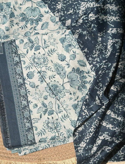 3 PC PRINTED LAWN