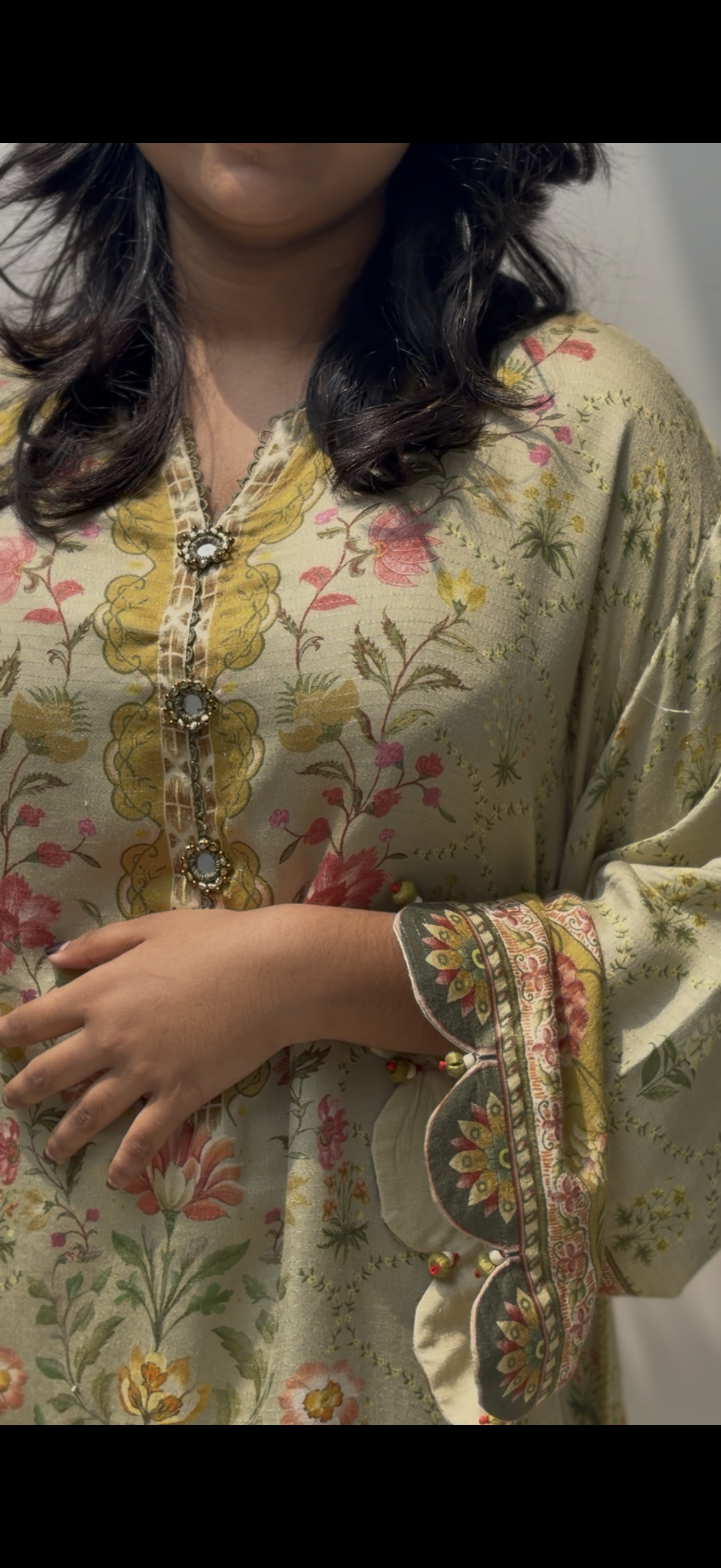Stitched kafthan