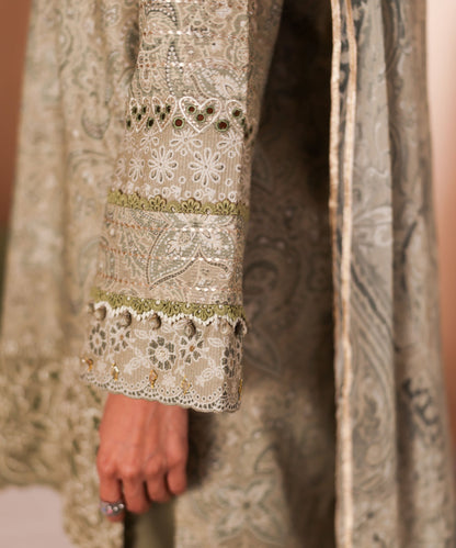Unstitched-Zari Lawn