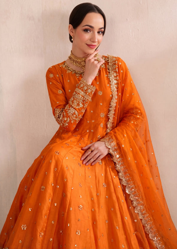 Stitched- Embroidered silk