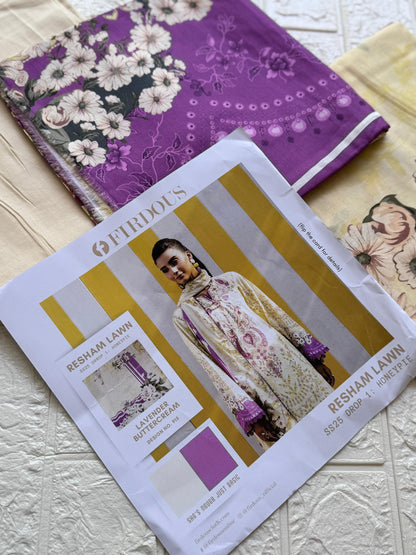 3 PC UNSTITCHED LAWN