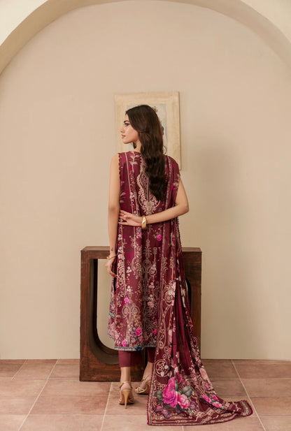 3 PC PRINTED SUIT